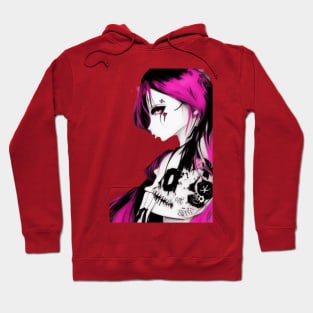 Anime Emo Rebel Girl Hoodie